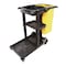 Impact Products Janitorial Cart, Three-Shelves, 20-1/2w x 48d x 38h, Blue IMP 6850 - alternate 2